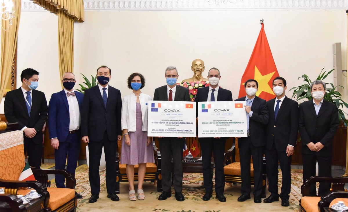 Vietnam receives 1 5 million doses of France and Italy-sponsored COVID-19 vaccines
